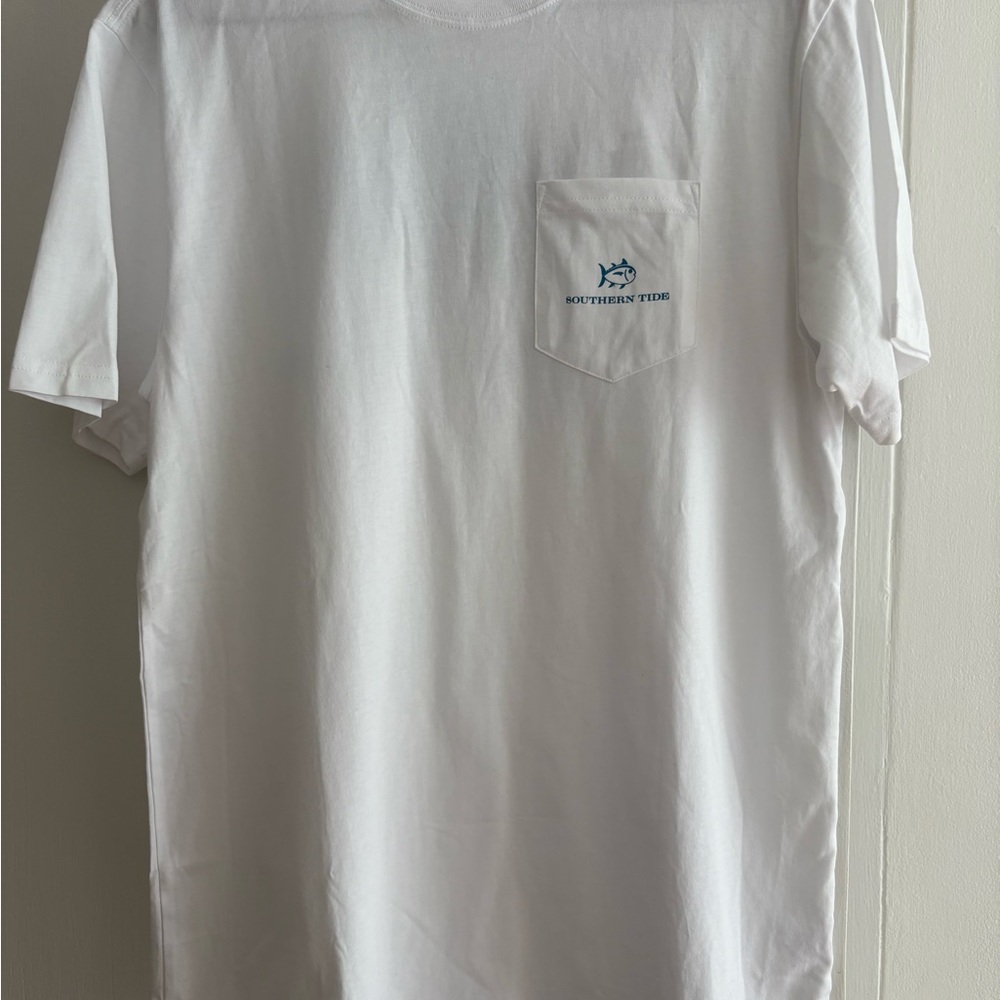 NWT Southern Tide SS palm printed tee